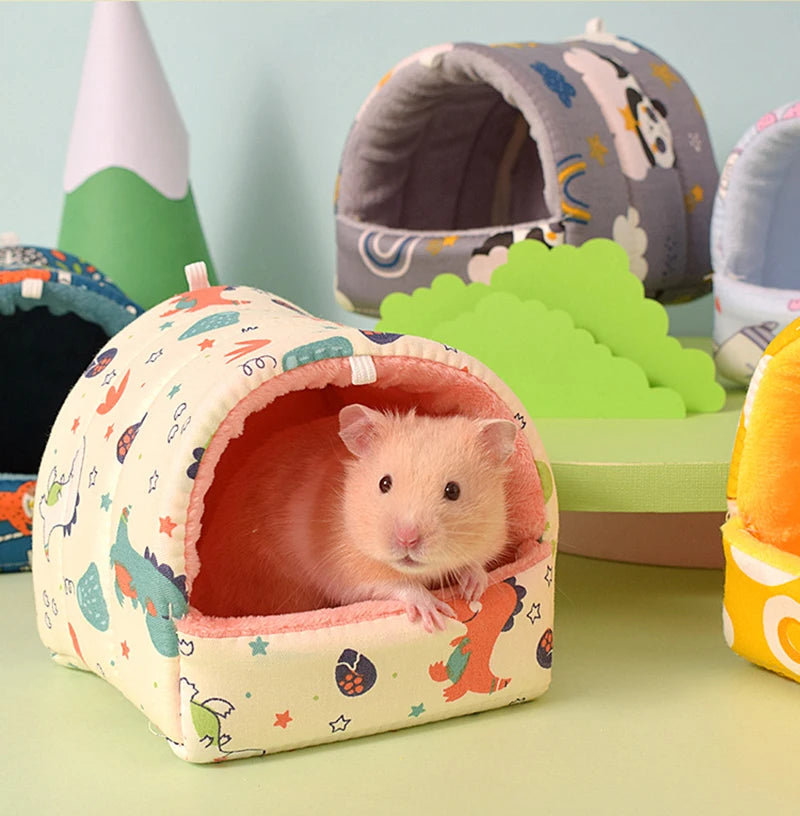 Hamster House  For Rodents Large Guinea Pig Hammock  Hamster Cage Rabbits Bed