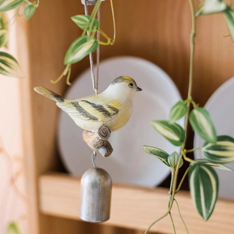 Bird Wind Bell Resin Hanger Decoration