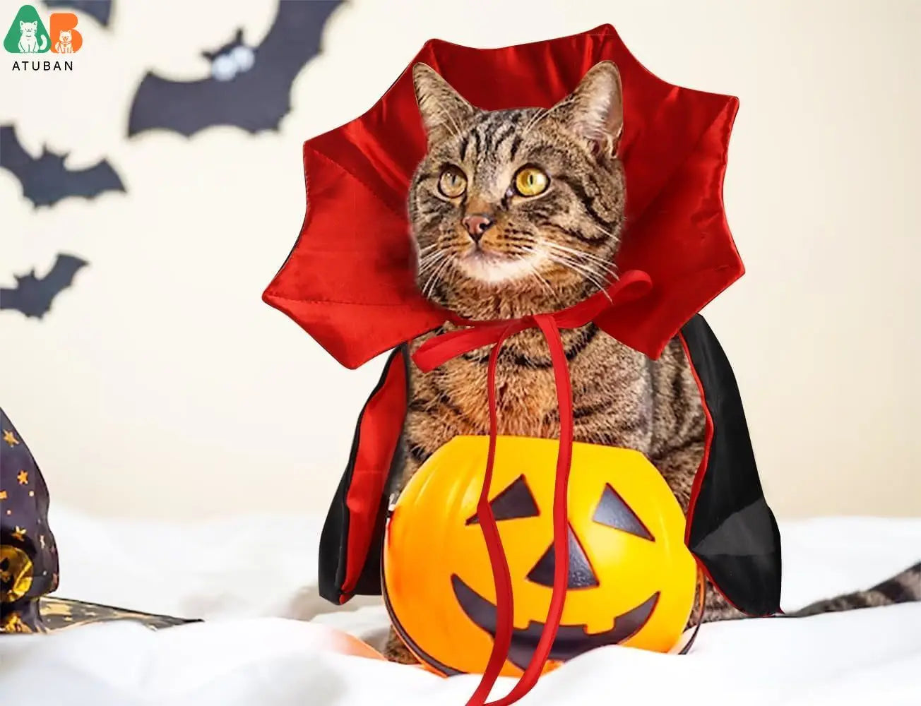 Cat Vampire Cloak Costume Adjustable  Cape Costume