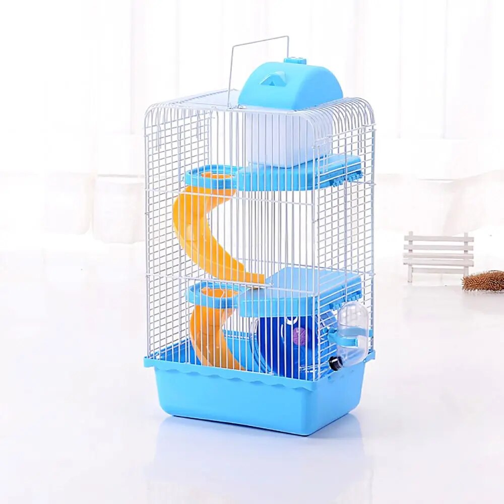 Three Layer Portable  House Small Pet Wire Rodent Cage - specialneedspetshop