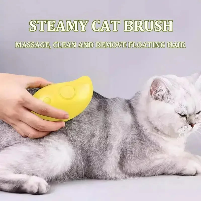 Cat Dog Steam Brush Electric Sprayer for Massage  3 in 1 Electric Sprays