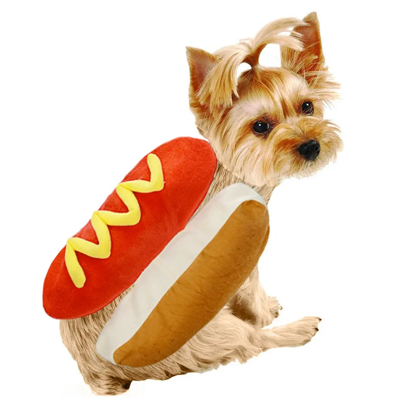 dog Cat  Hot Dog Dress Up Suits For Pet