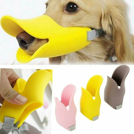 Muzzle Adjustable - Lip Duckbill   Anti Bite Dog Silicone