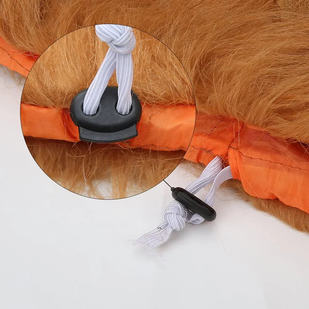 Dog Lion Mane    For Medium to Large Dogs With Ear Pet Accessories