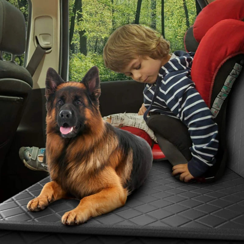 Dog Car Seat Cover Waterproof  Hammock Car Rear Back Seat Protector Mat