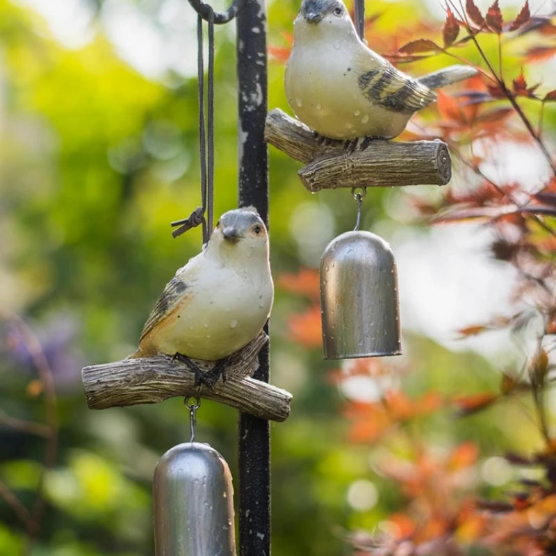 Bird Wind Bell Resin Hanger Decoration