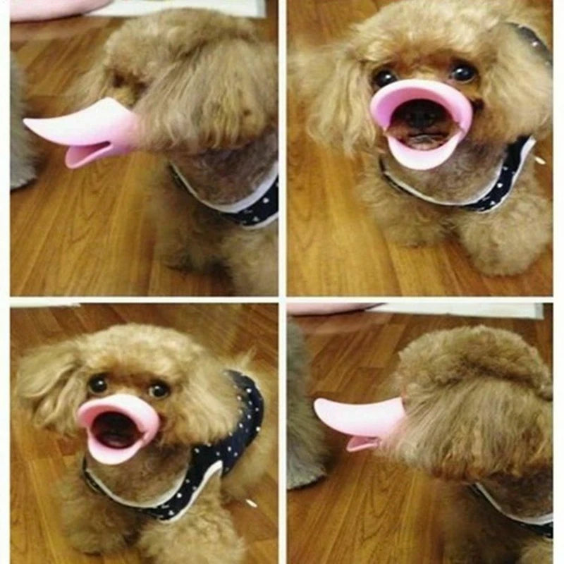 Muzzle Adjustable - Lip Duckbill   Anti Bite Dog Silicone