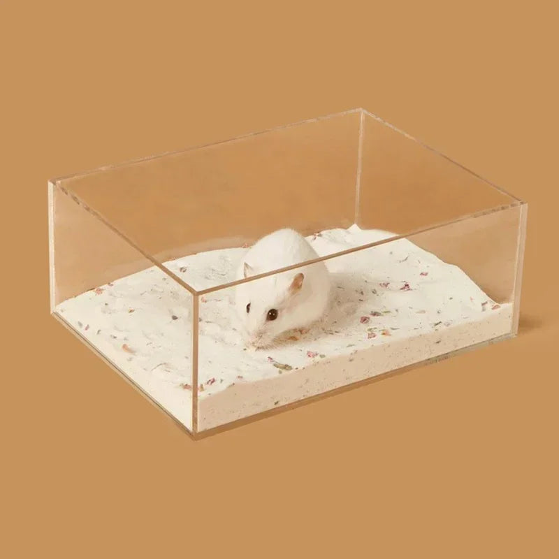 Hamster Bathroom House Sandbox Full Transparent