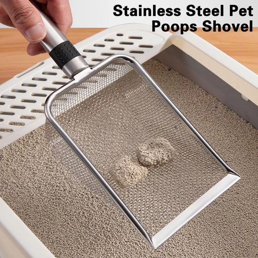 Stainless Steel Cat Litter Shovel Durable