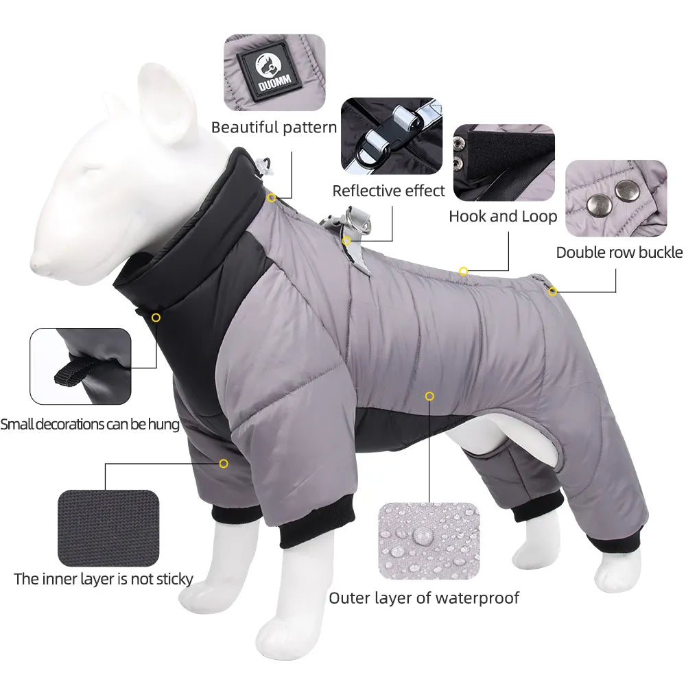 Winter Warm Jacket Waterproof  for Small Medium Dogs