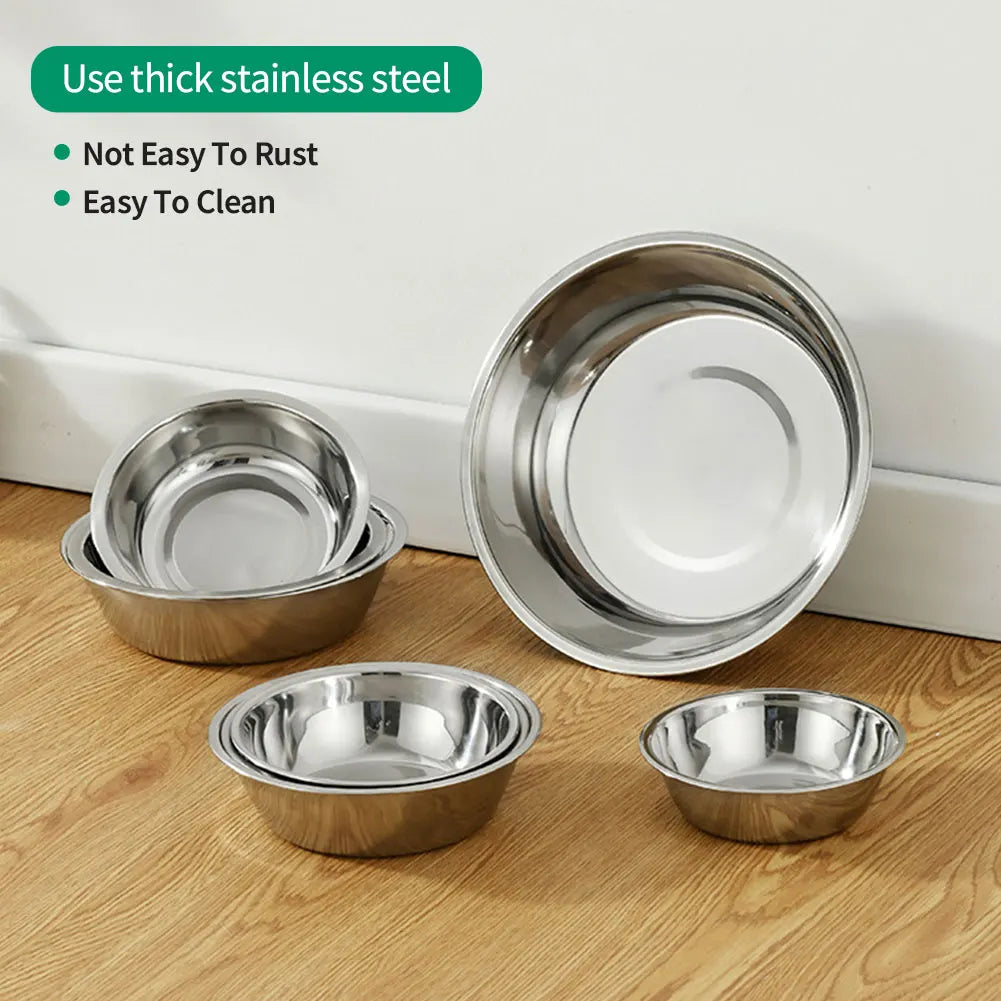 Large Capacity Stainless Steel  Feeding Bowl