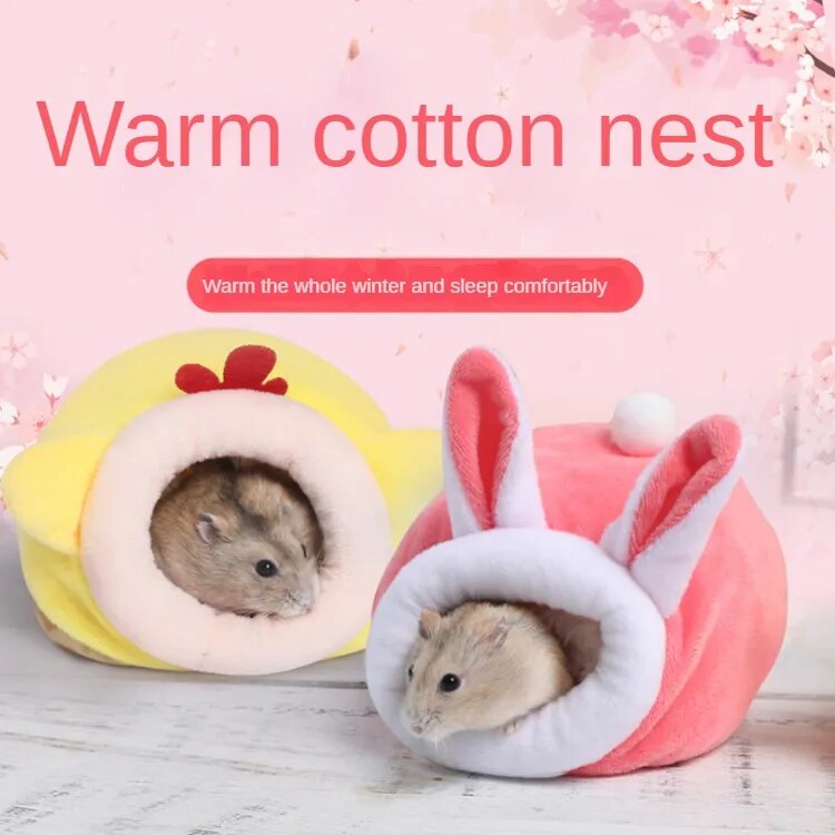 Hamster Bed Small Animal Nest Rodent - specialneedspetshop