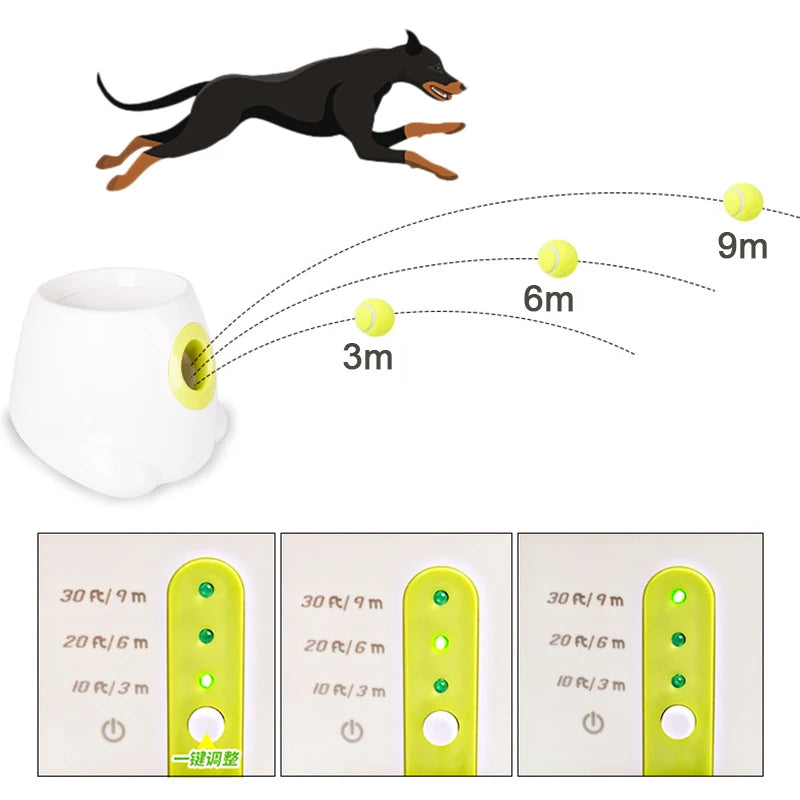 Dog  Tennis Ball Launcher Machine Automatic Throw