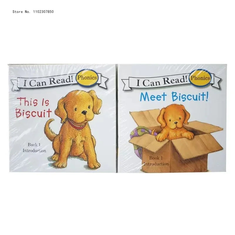 24 Books Biscuit Series Phonics   Picture Books "I Can Read" For Child   Bedtime Story Book