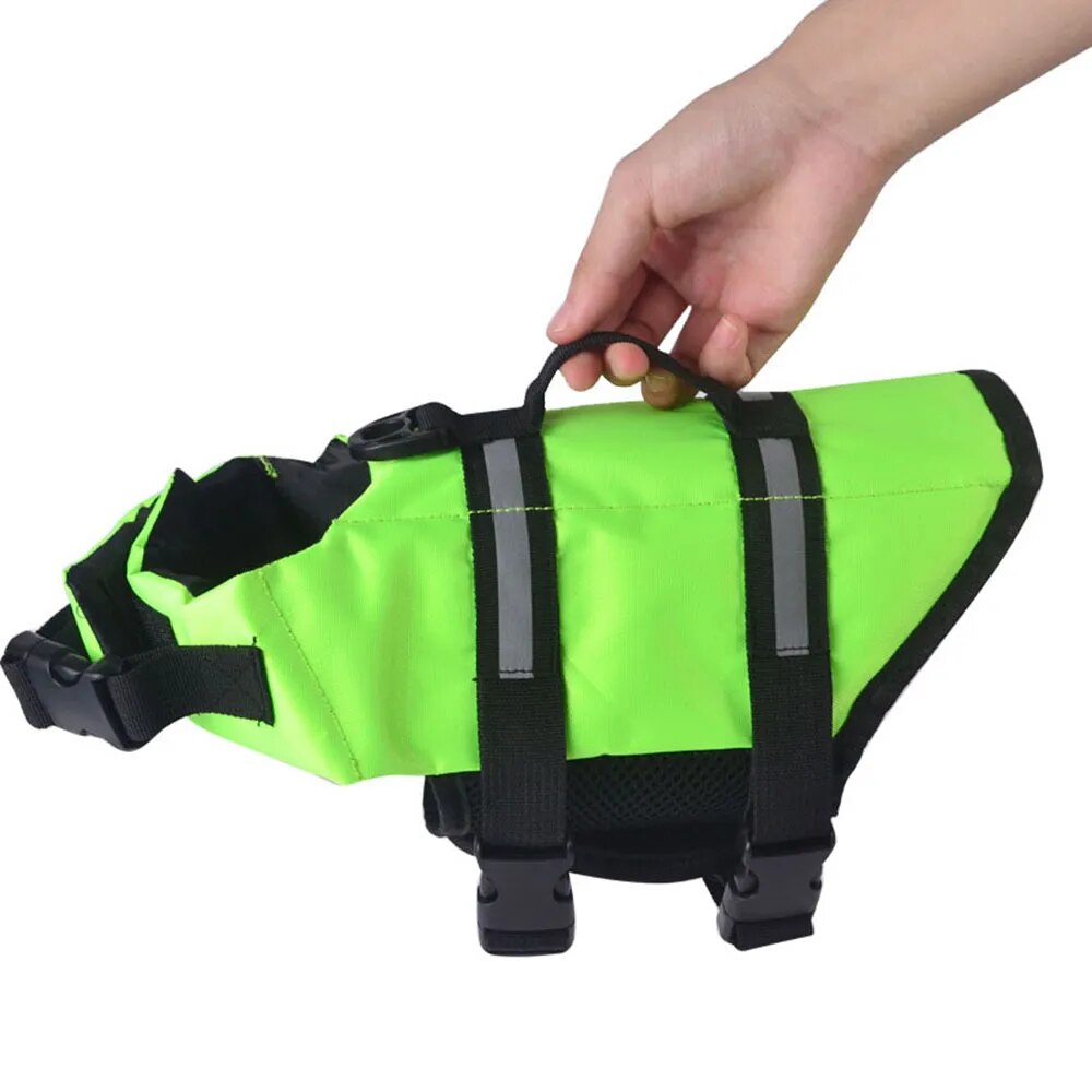 Dog Life Jacket with Reflective Stripe Adjustable - specialneedspetshop