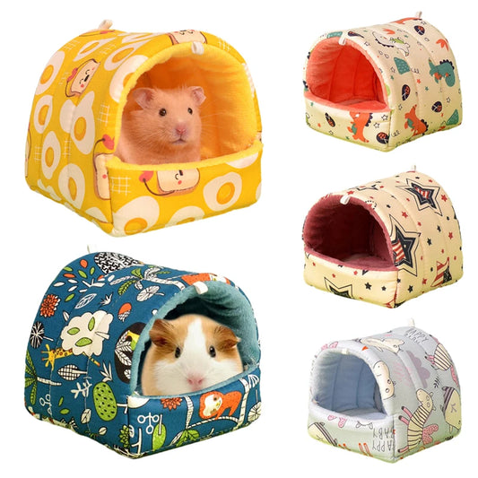 Hamster House  For Rodents Large Guinea Pig Hammock  Hamster Cage Rabbits Bed