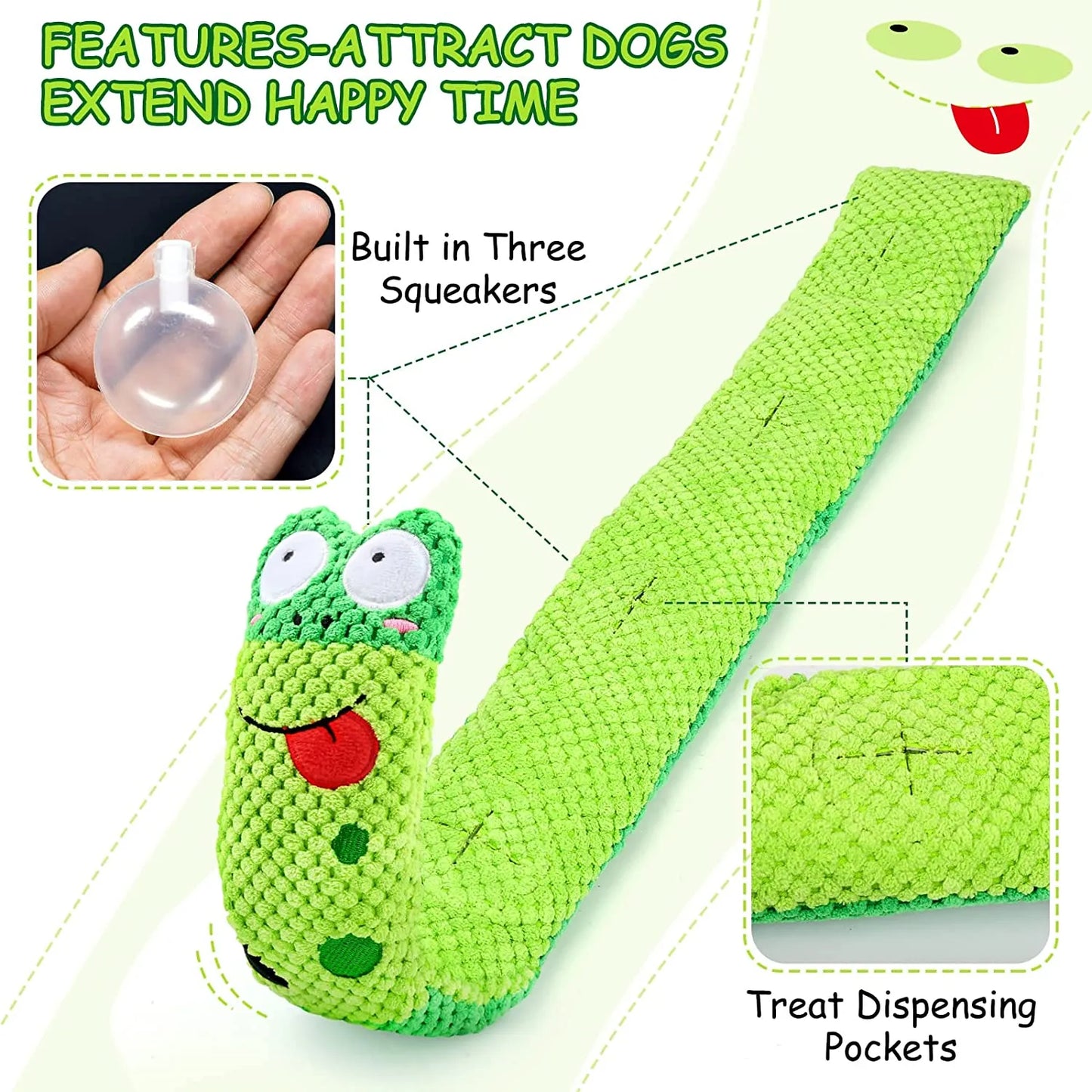 Squeak Dog Toys Stress Release Dog Toy