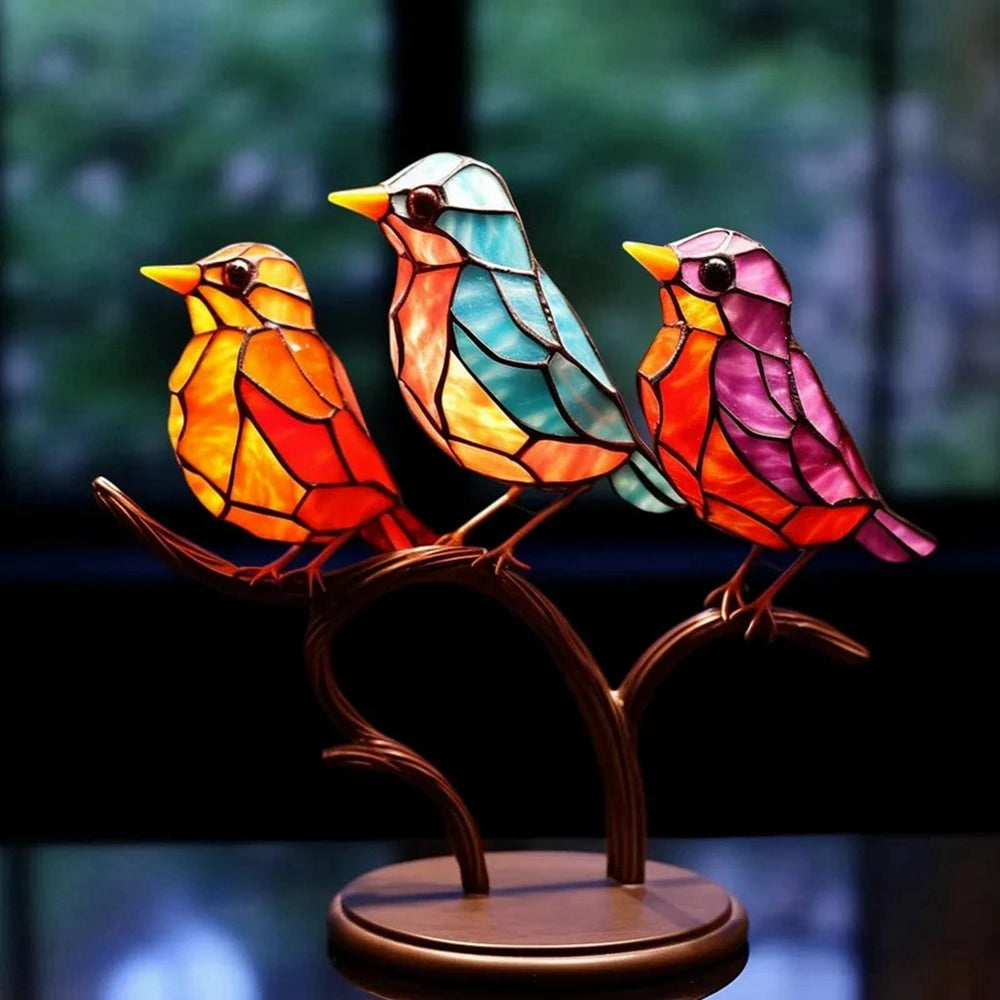 Birds Desk Decoration Metal