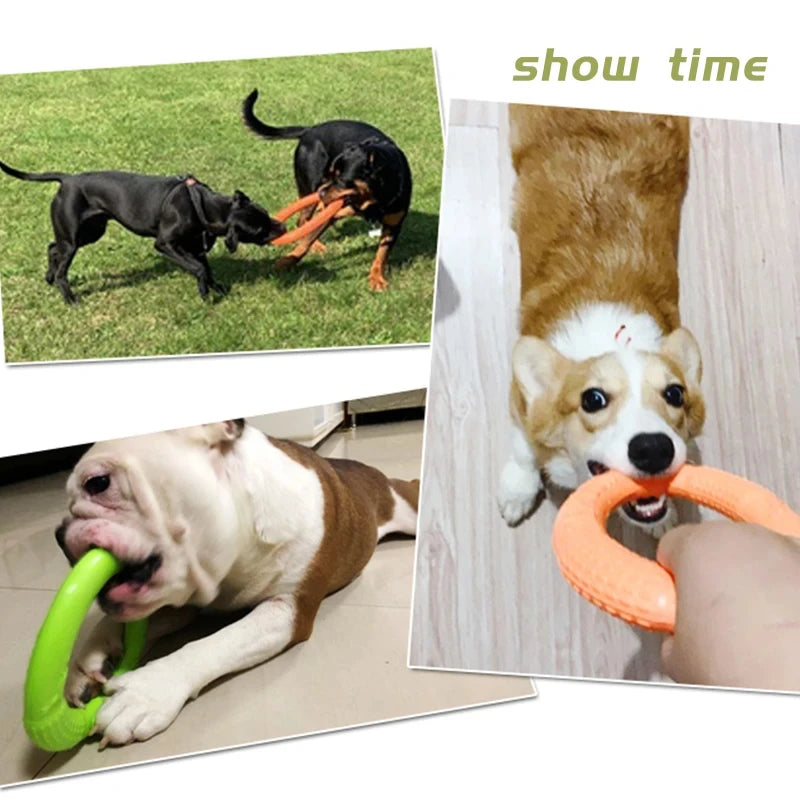 Dog Ring Toys Indestructible Chewing Flying Floating  for Small Medium Large Dogs