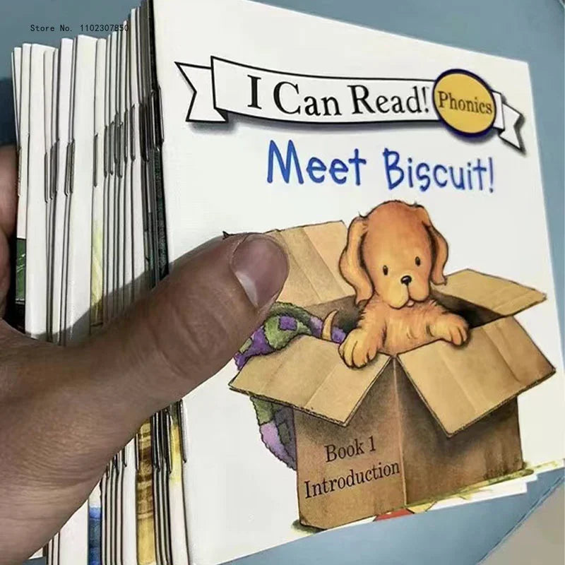 24 Books Biscuit Series Phonics   Picture Books "I Can Read" For Child   Bedtime Story Book