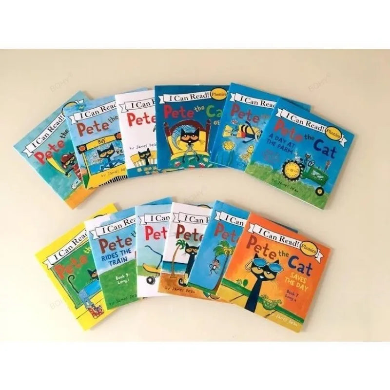 Pete The Cat Picture Book Famous Stories Book Set for Bedtime Reading