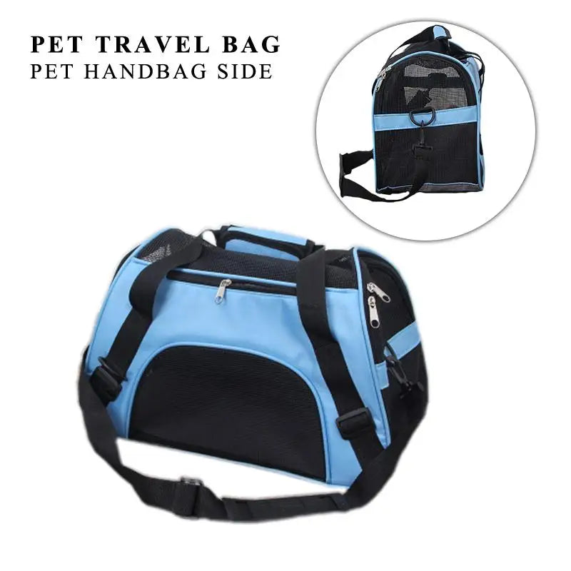 Soft-Sided Carriers Portable  Mesh Breathable Dog Cat Carrier