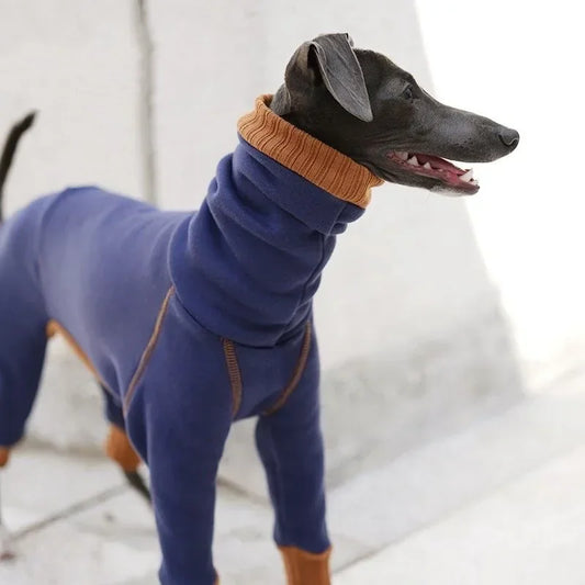 Winter Onesies for Dogs Large Soft  Clothes High Neck Warm Loose Four Legged