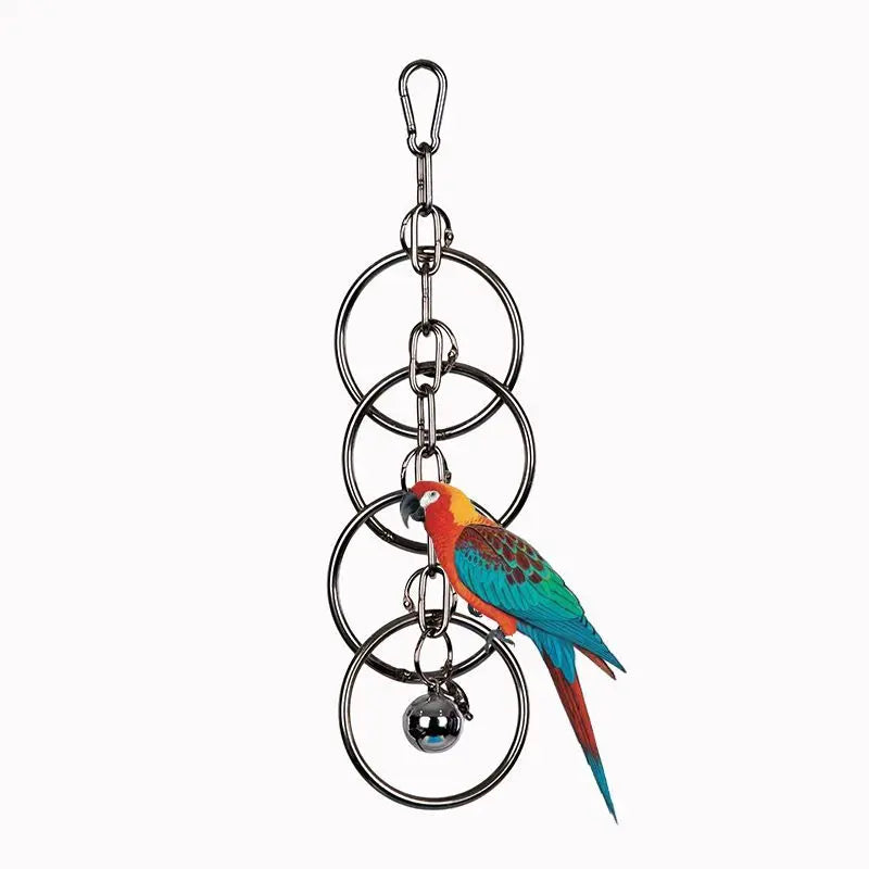 Parrot supplies 304 stainless steel toy bite climbing puzzle