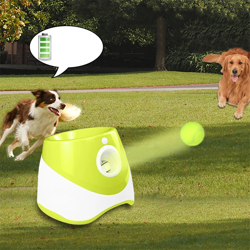 Dog Tennis Launcher Automatic Dogs   Rechargable