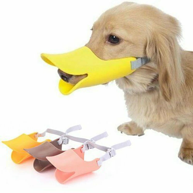 Muzzle Adjustable - Lip Duckbill   Anti Bite Dog Silicone