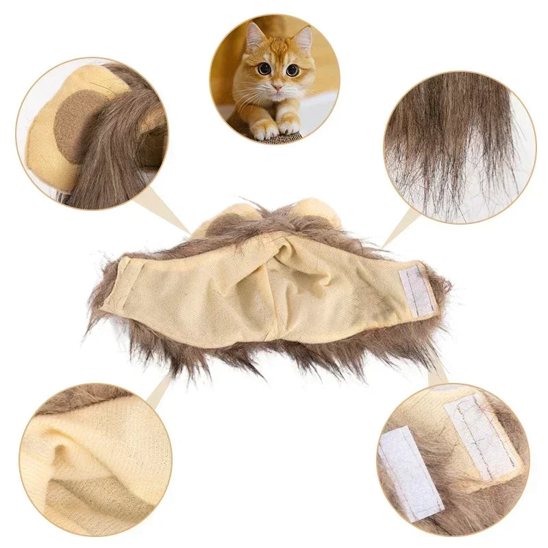 Cat Costume   Lion Mane Cat Wig Hat