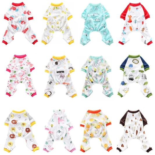 Dog Pajamas for Small Pet Clothing Jumpsuit