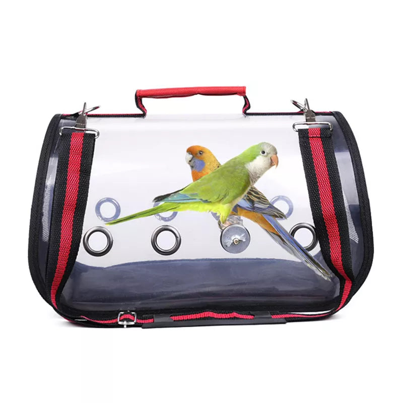 Portable Clear Breathable Bird Carrier Travel Bag - specialneedspetshop