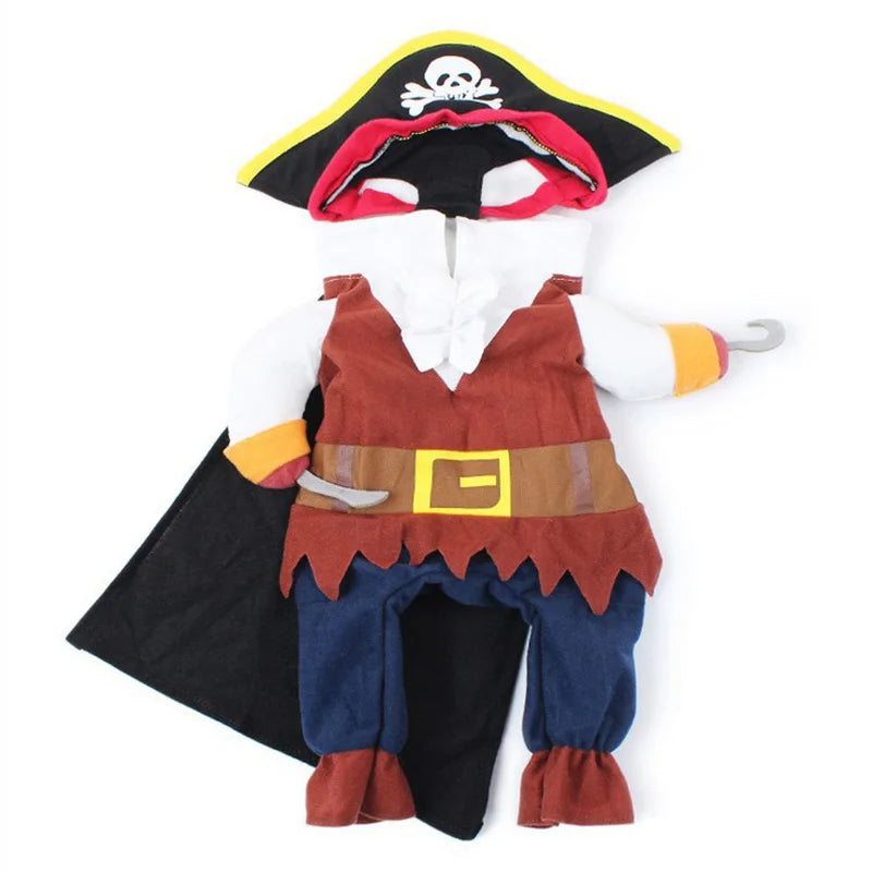 Pirate Cat Dog Costume For Small Medium Dogs Cats