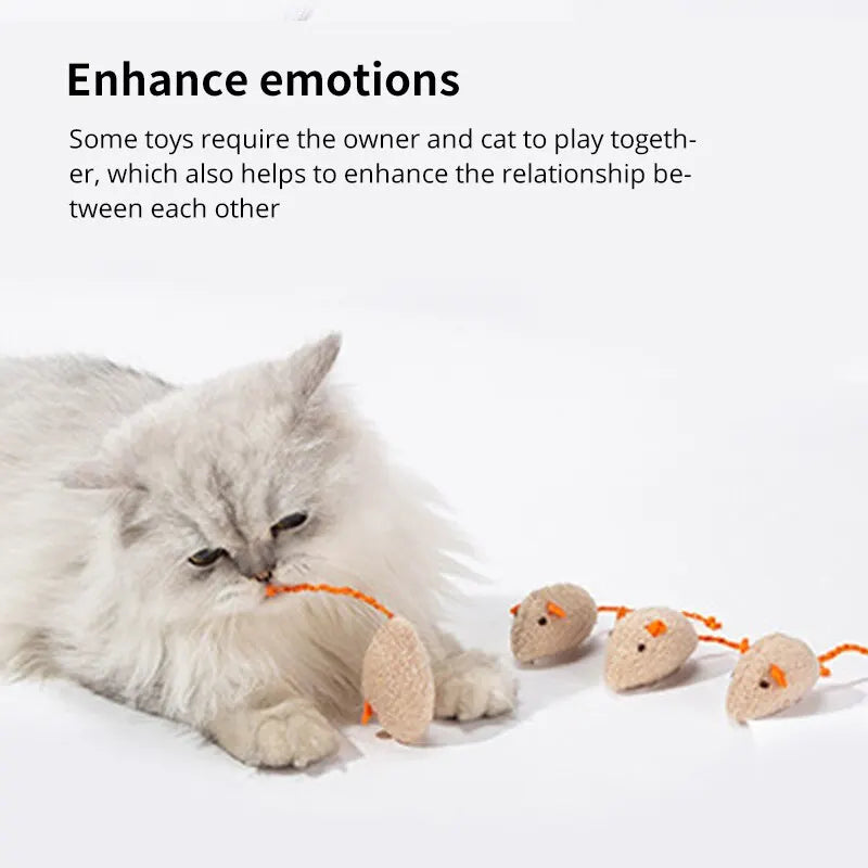 Cat  Plush Mouse  Bite-resistant  Catnip Toy