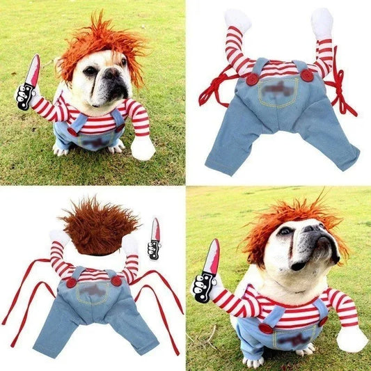 Dog Costumes   Outfits Holding A Knife Set Pet Cat Dog